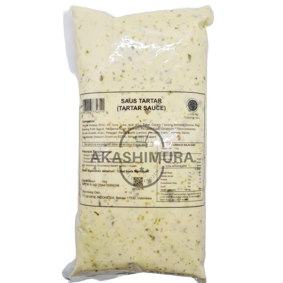 

Kewpie Tartar Sauce 1 Kg Promo
