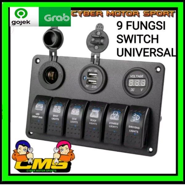 Saklar Mobil Universal. Paket Saklar Lampu . Saklar Foglamp. Sakalar