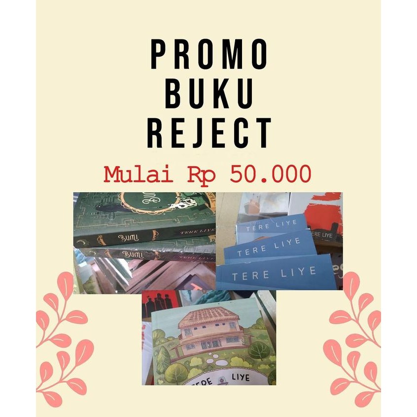

Buku Reject - Tere Liye *