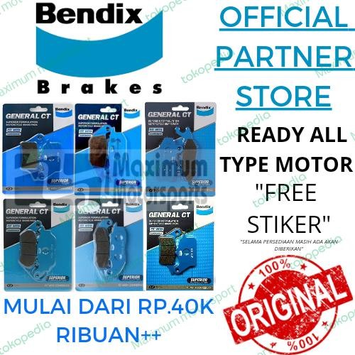 PREMIUM BENDIX KAMPAS REM/KAMPAS REM BENDIX VARIO/BEAT/NMAX/AEROX/NINJA/MIO