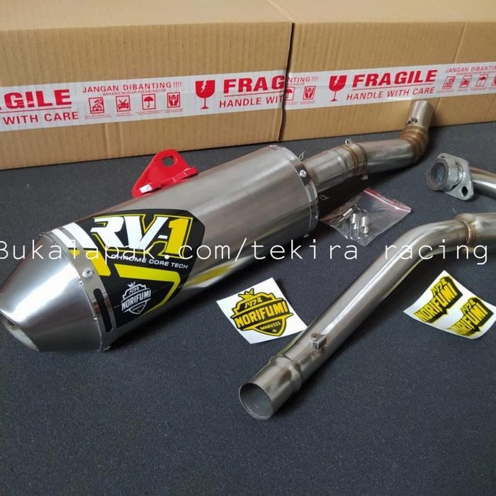 PREMIUM Knalpot Norifumi RV1 RV 1 Honda CRF150L CRF 150 150L 150R CRF150 Full