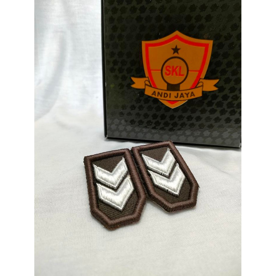 PREMIUM Tanda Pangkat PDL Polri Briptu