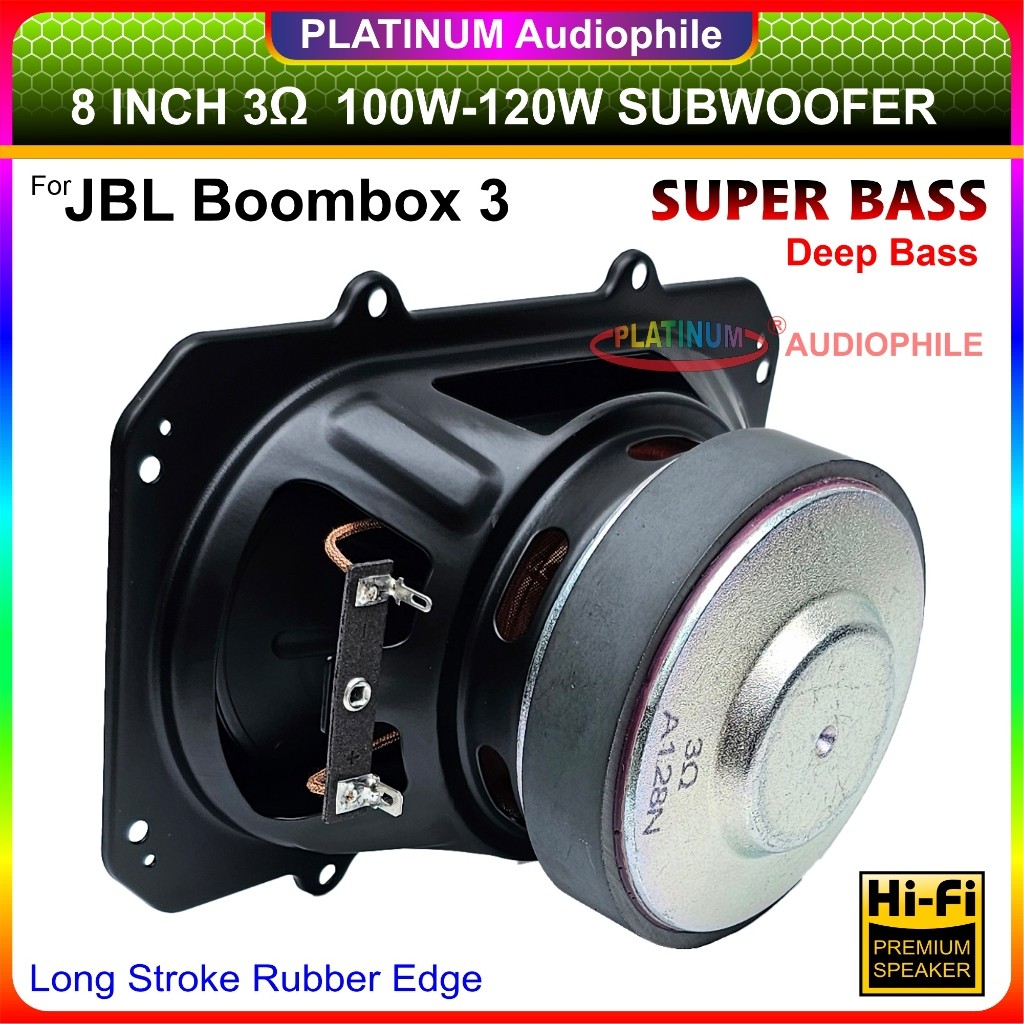 Speaker JBL Boombox 3 Subwoofer Super Bass 8 inch Oval 3 ohm 100W-120W BB3
