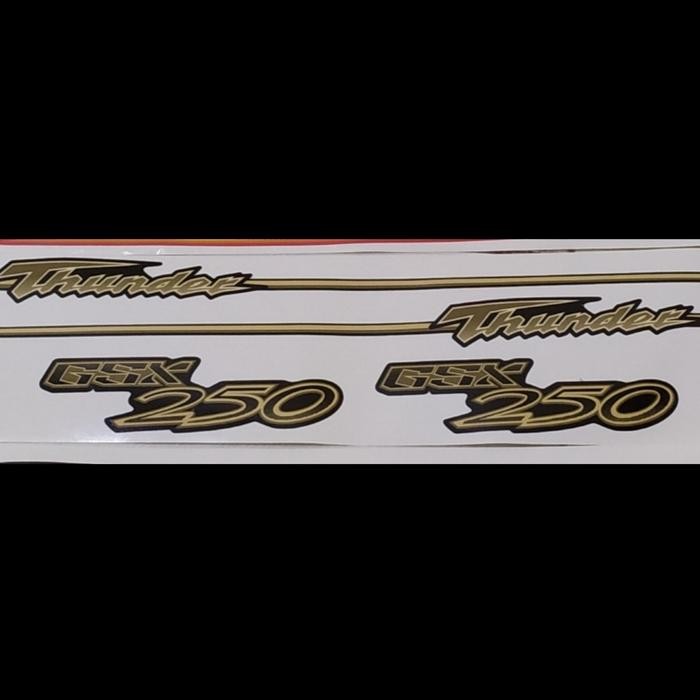 PREMIUM stiker striping gsx 250 thunder body thunder 250