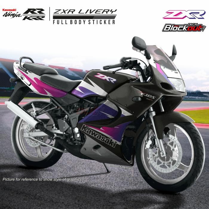PREMIUM Striping Kawasaki ninja RR Old ZXR Livery Blockout Decal