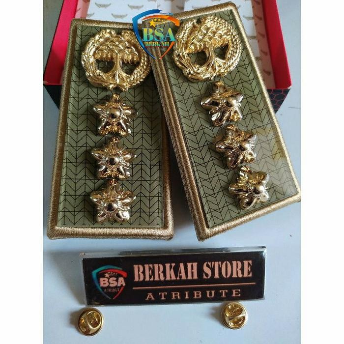 PREMIUM PANGKAT ASN GOLONGAN 4B LIST KHAKI - EXCLUSIVE