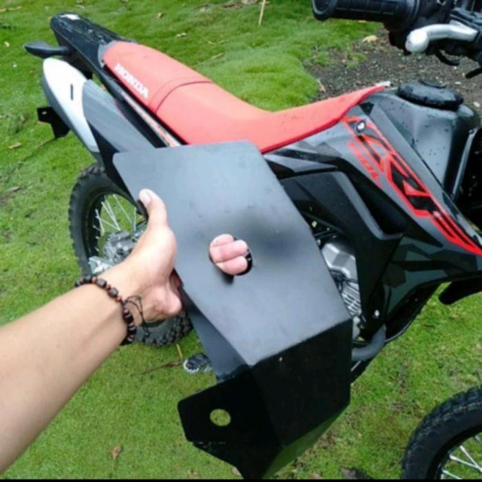 PREMIUM ENGINE GUARD COVER TUTUP PELINDUNG BAWAH MESIN CRF 150 L PLAT BESI