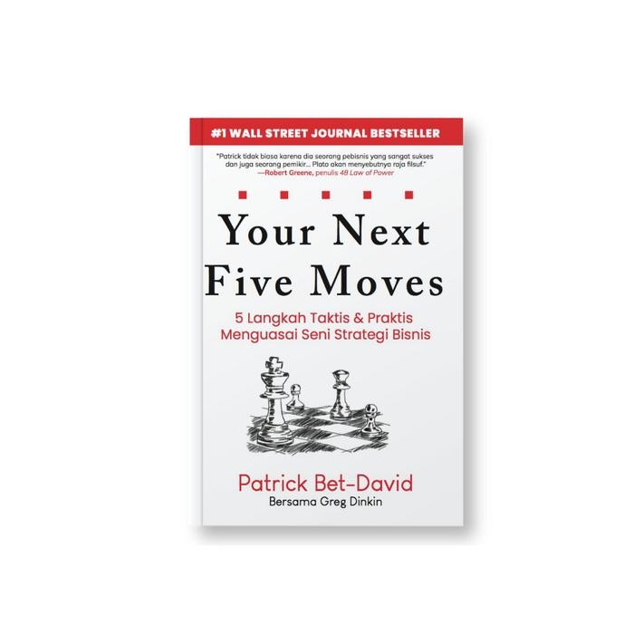 PREMIUM Buku Your Next Five Moves Original - Patrick Bet-David ORI
