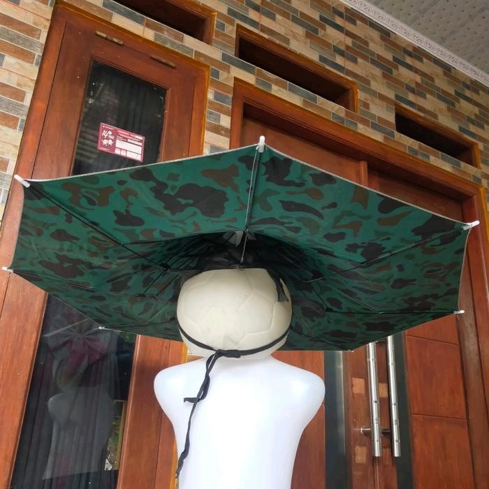 Terlaris Payung Topi Besar Ukuran Diameter 95 Cm-Topi Payung Mancing Hiking Outdoor