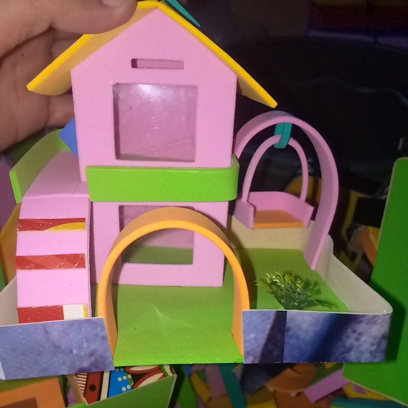 Rumah Kelomang Tingkat Rakitan 10 Pcs