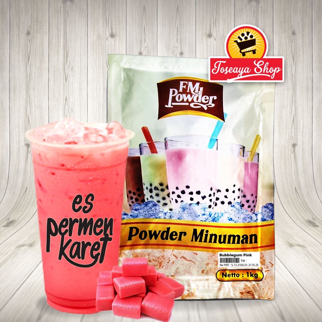 

Bubuk Minuman Rasa Bubblegum Pink_Permen Karet Viral 1Kg