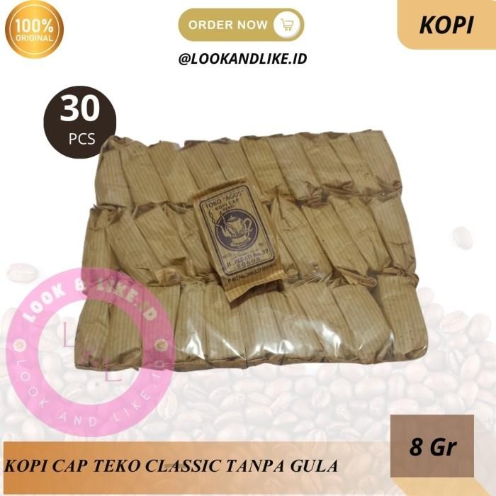 

Terlaris Kopi Cap Teko Toko Agus Bungkus Kertas 8 Gr Isi 30 Bungkus Coffee Ongkir Termurah