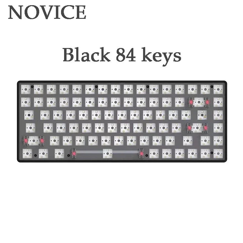 Ciy Tester 84 Keyboard Kit Teamwolf Novice 84 Rgb Wired Hot Swap Gaming  Mechanical Keyboard Kit Diy