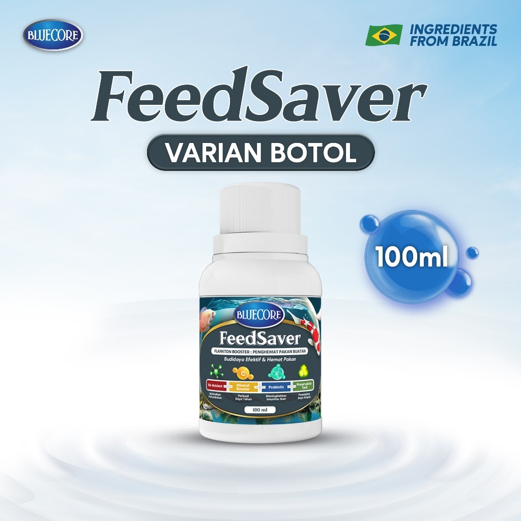 Feed Saver Plankton Booster untuk Efisiensi Pakan, Menekan FCR & Meningkatkan Kesehatan Air Budidaya