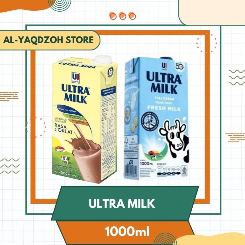 

ULTRA MILK Susu UHT 1Liter All Variant