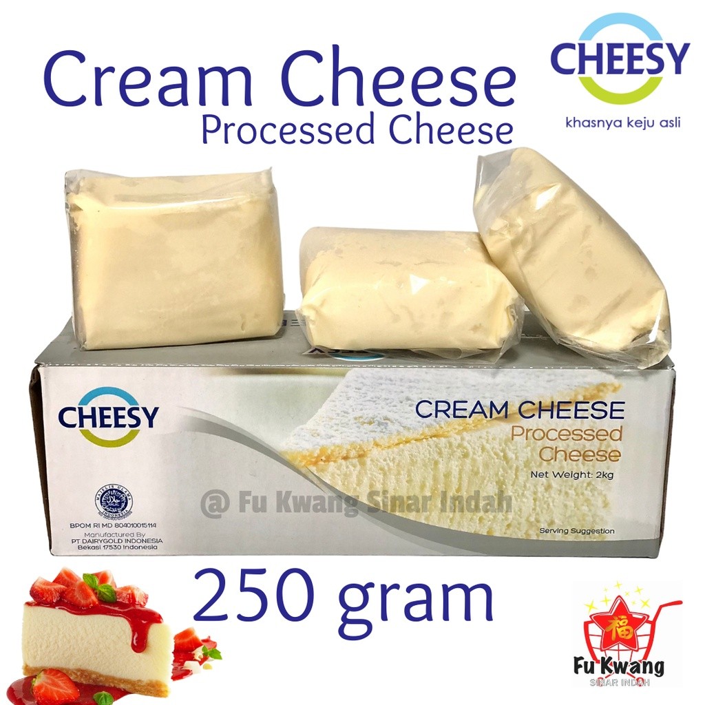 

Cheesy Cream Cheese Halal MUI 250 Gram