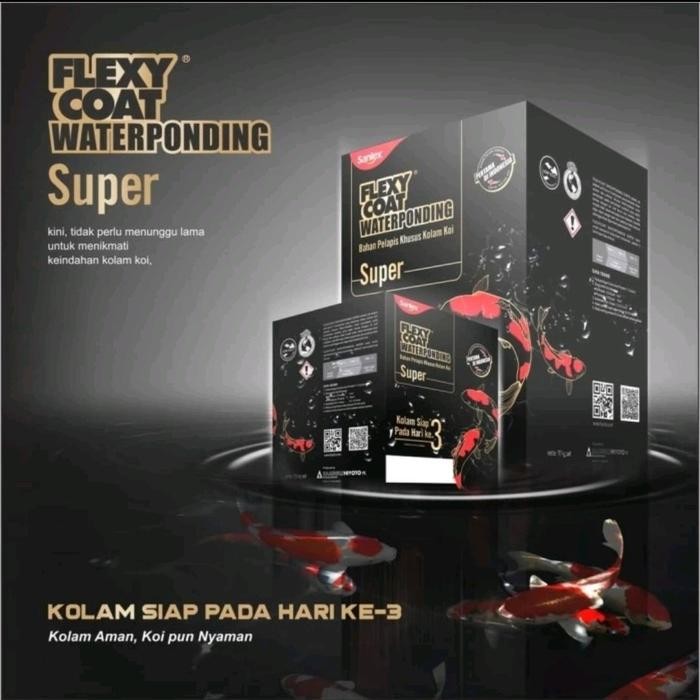 Flexy Coat Flexycoat Flexicoat cat pelapis kolam koi cat anti bocor