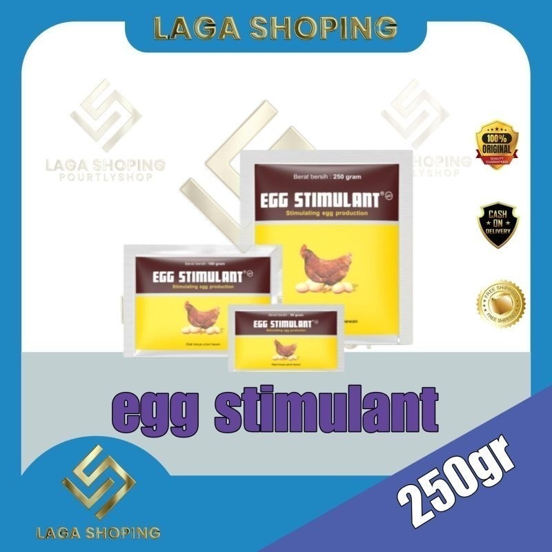 egg stimulant 250 gr obat vitamin ayam Lampam ID