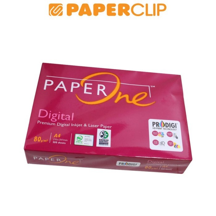 

Terlaris- Kertas Hvs / Foto Copy Paperone Red 80 A4