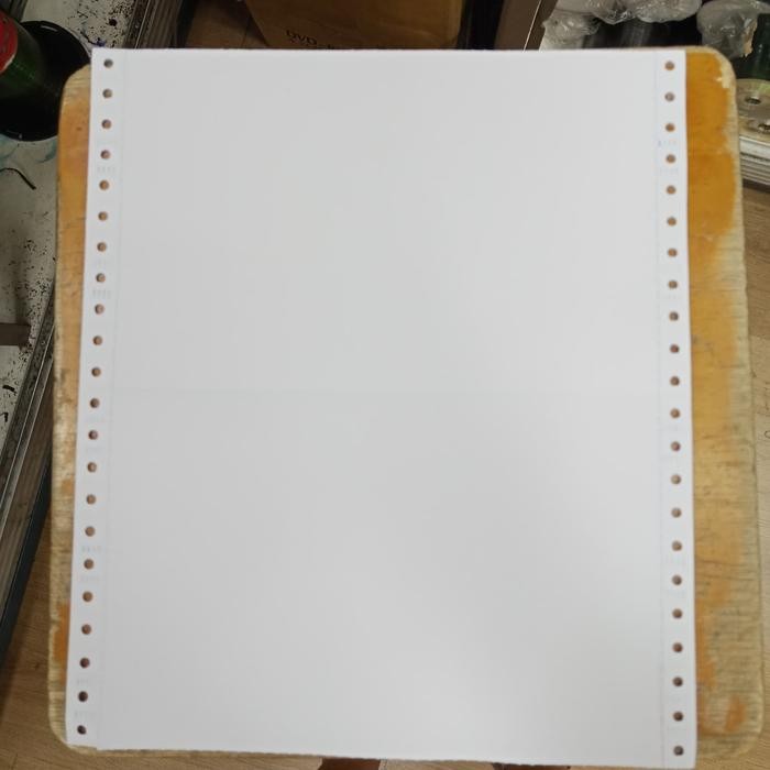 

Terlaris- Kertas Continuous Form Jns 2 Ply Bagi 2