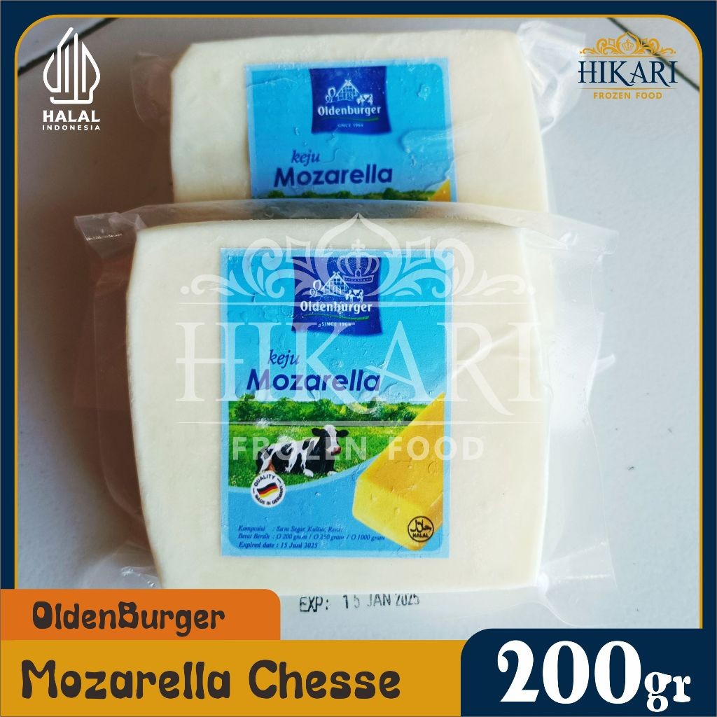 

Keju Mozzarella Oldenburger - Mozzarella Chesse 200gr