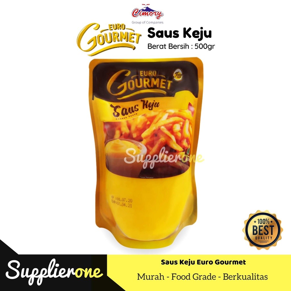 

Euro Gourmet Saus Keju / Saus Keju / Saus Keju Euro Gourmet 500gr / Selai Keju / Toping Keju