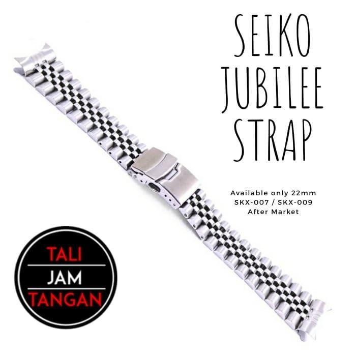 20Mm Jubilee Strap For Seiko Skx-007 Skx-009 Skx-013 Tali Jam Rantai
