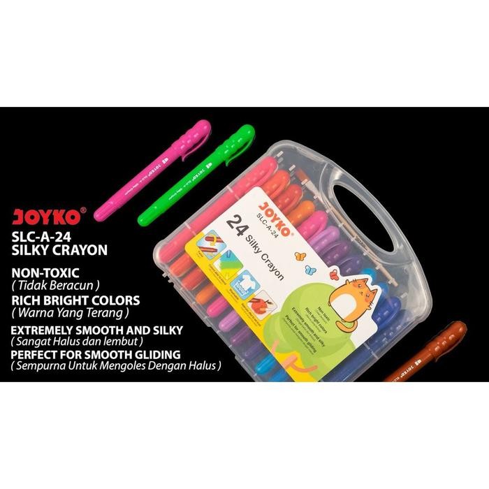 

Art - Krayon Halus / Silky Crayon - Joyko Slc-A-24 24 Warna