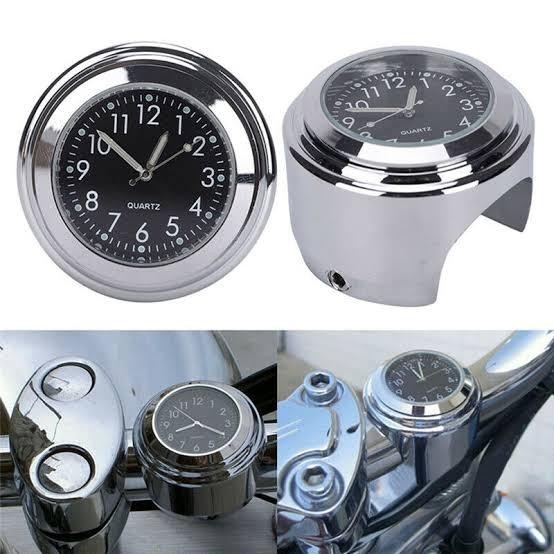 PREMIUM Aksesoris Dekorasi Jam Motor Sepeda Stang Handlebar PCX Scoppy Fino