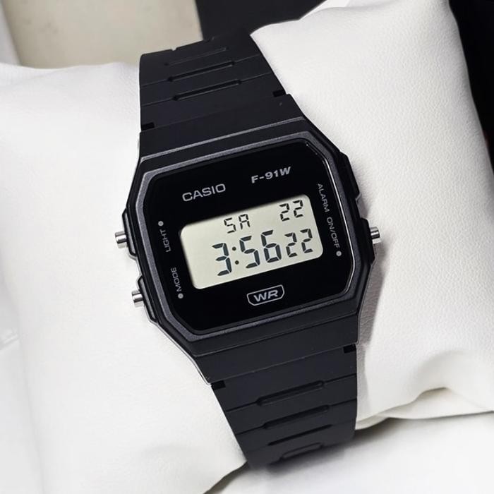 Jam Casio Digital Pria/Wanita/Anak Original F-91Wb