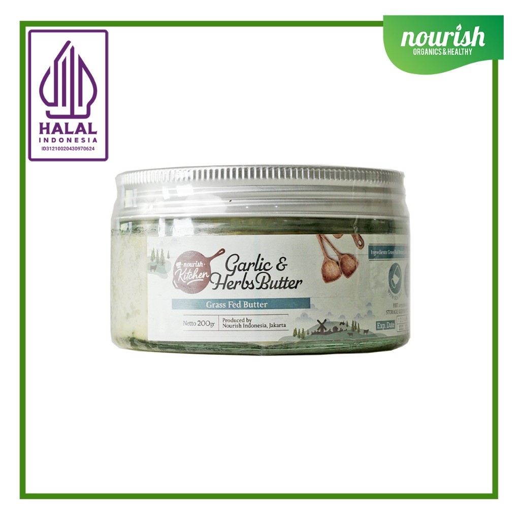 

Garlic Herbs Butter (Grass Fed Butter) 200gr
