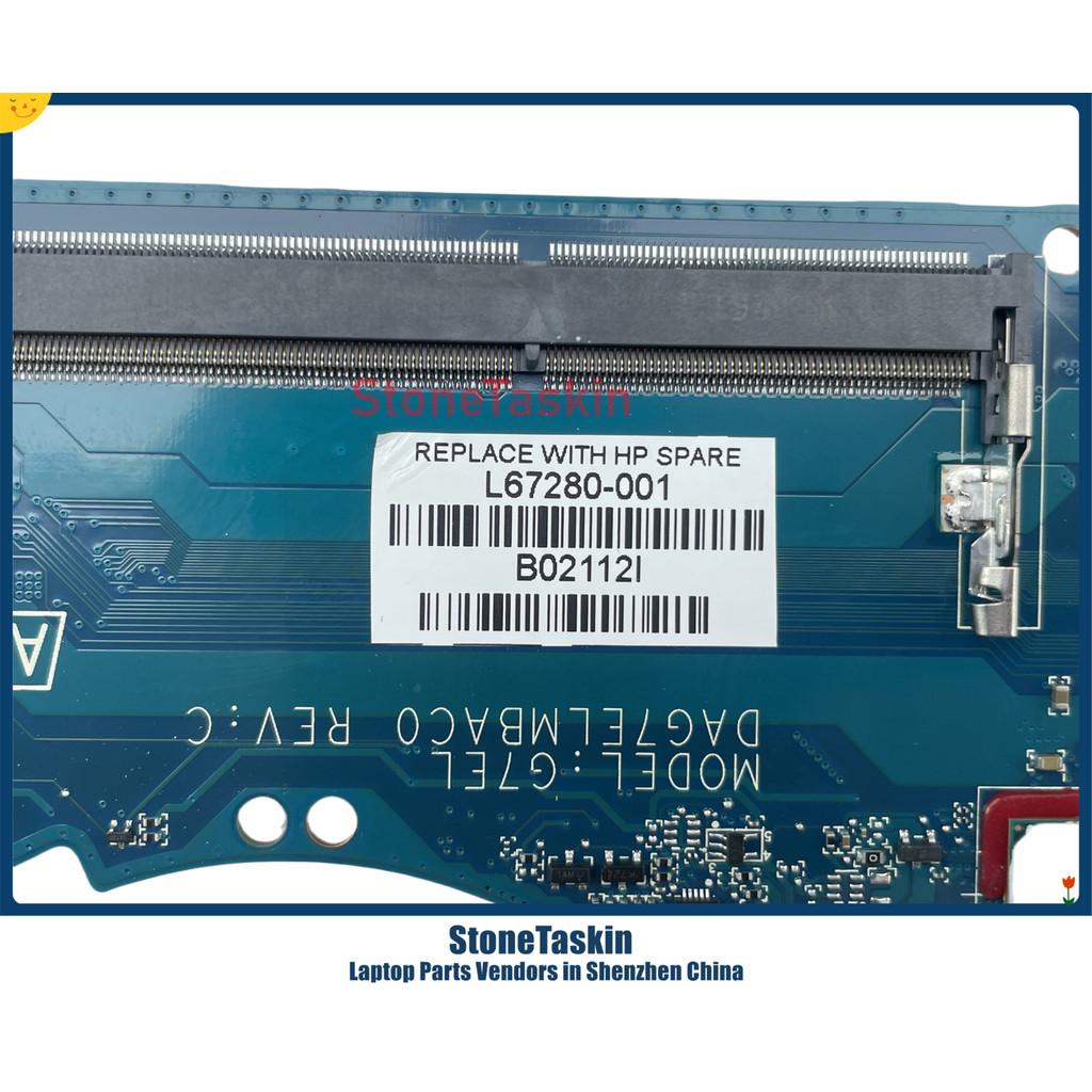 StoneTaskin L67281-001 For HP 15-CS Laptop Gaming Motherboard L67280-001 L67280-601 DAG7ELMBAC0 I5-1