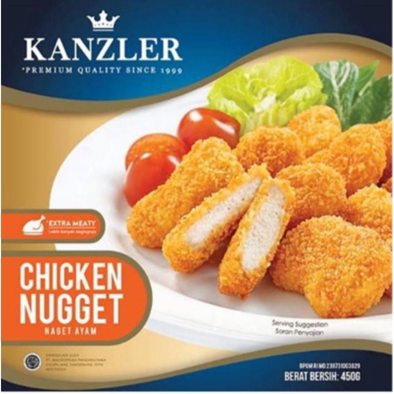 

Kanzler Original Premium Chicken Nugget 450gr Halal