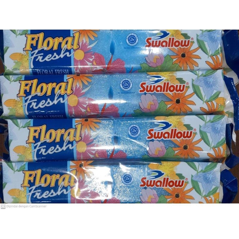 Swallow Floral Fresh( biru )