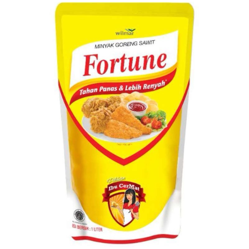 

Minyak Goreng Fortune 1 Liter Tahan Panas Renyah