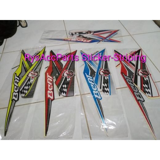 PREMIUM Striping stripping stiker honda beat fi esp 2018 original lelangan pab