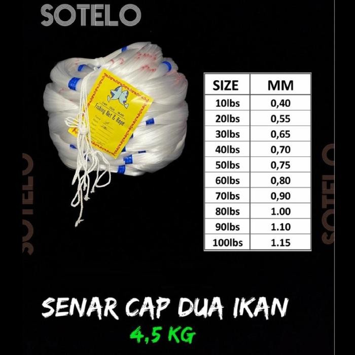 Senar nylon pancing laut sotelo nilon