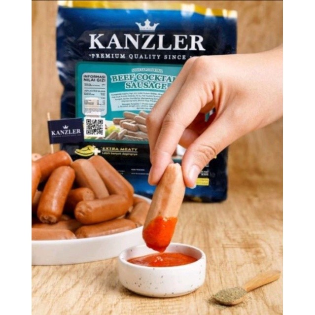 

Kanzler Beef Cocktail Sausage uk 250 gr