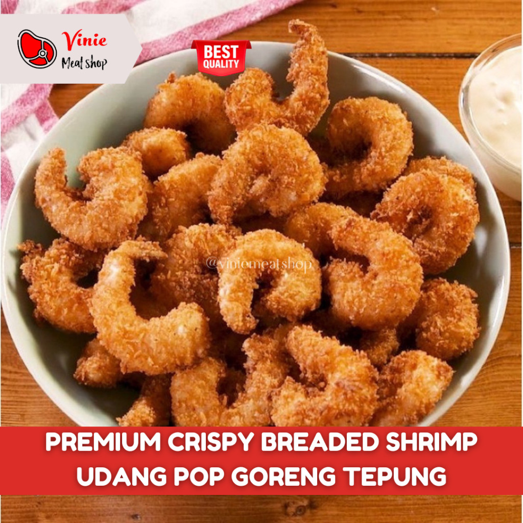 

PREMIUM Crispy Breaded Shrimp Udang Pop Krispi 250 gr