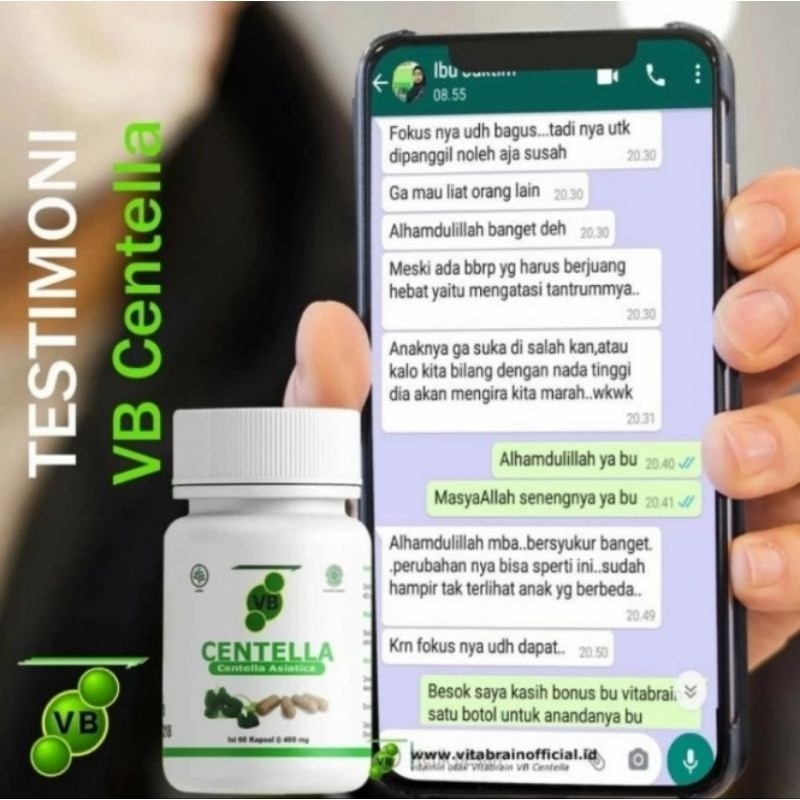 VitaBrain VB Centella Vitamin Terbaik Distributor VitaBrain