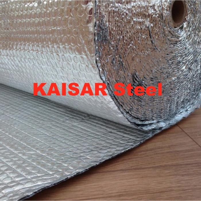 Alumunium Foil Bubble Double untuk rangka atap