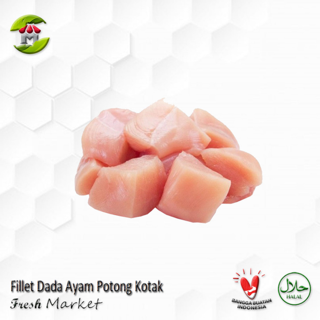 

[DEPOK] Fillet Dada Ayam Potong Kotak Pack 950gr