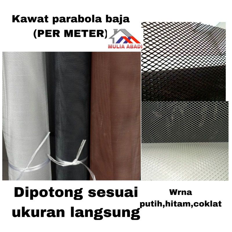 per meter kawat baja nyamuk anti tikus dan nyamuk /kawat parabola baja