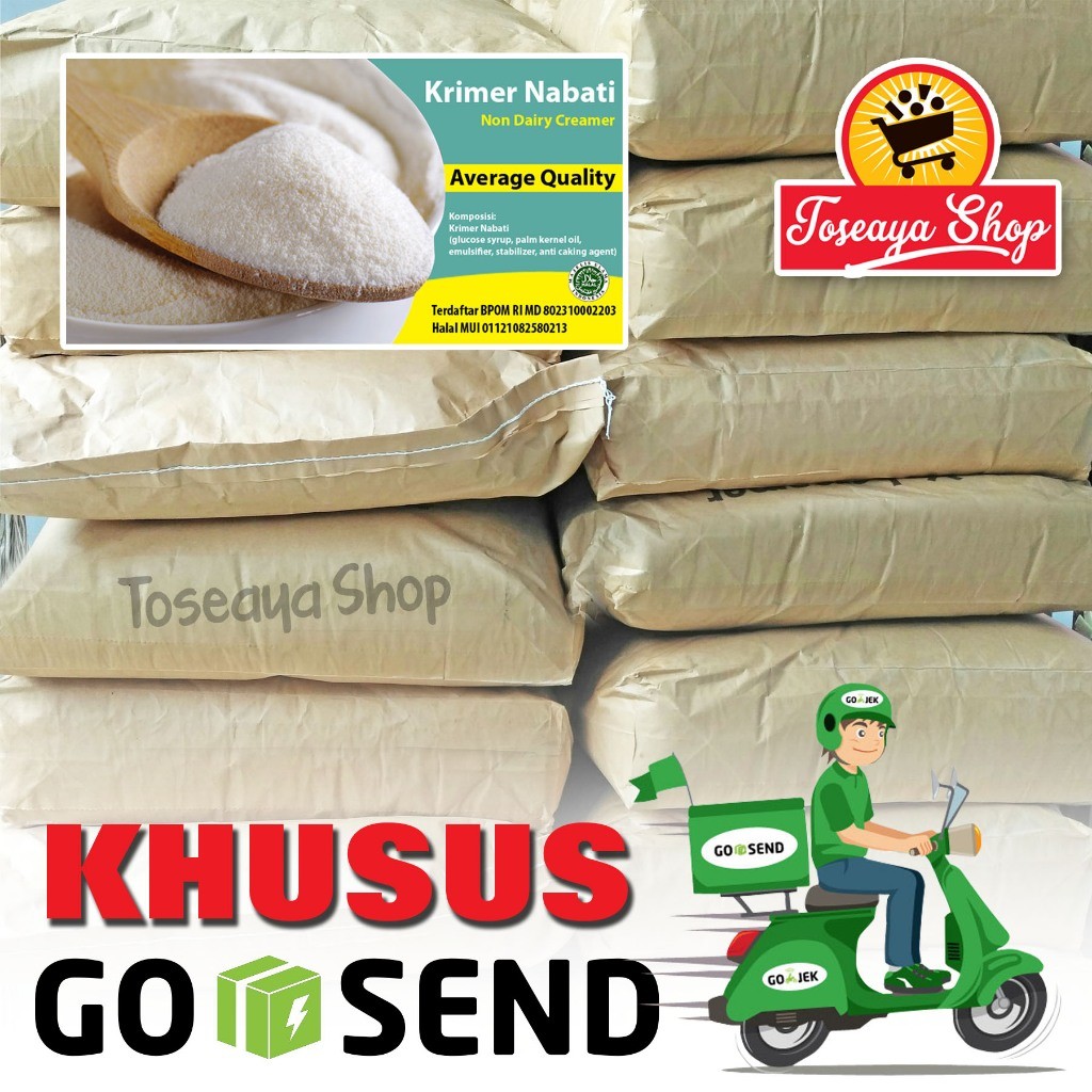 

Krimer/Creamer Non Dairy Average Quality 1 Sak -Khusus GoSend/GrabExpress-
