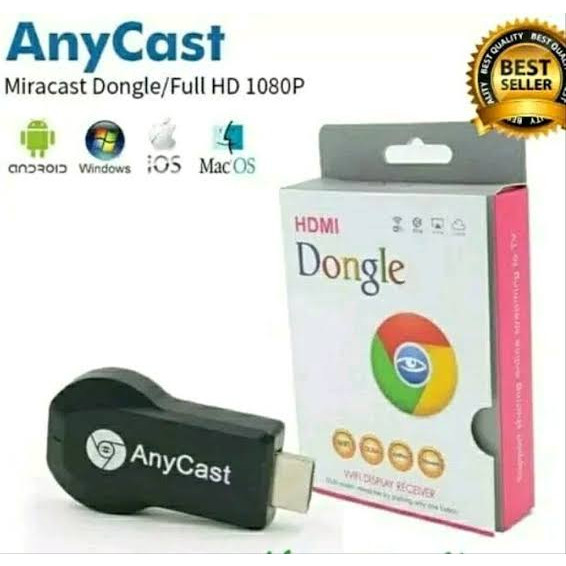 COD ANYCAST ALAT PENYAMBUNG HP KE TV HDMI DONGLE ANY CAST ANYCASH WIFI MIRACAST TV ALAT PENGHUBUNG