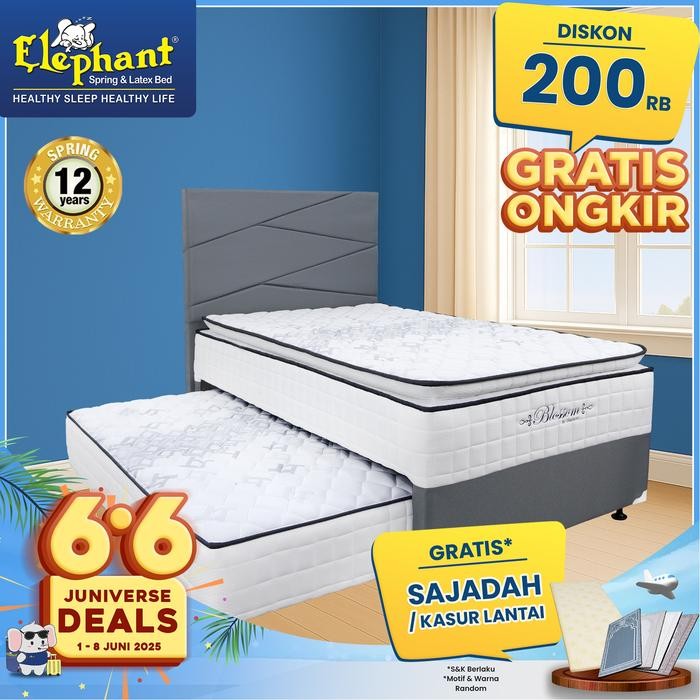Kasur Springbed 2 In 1 Blossom Elephant