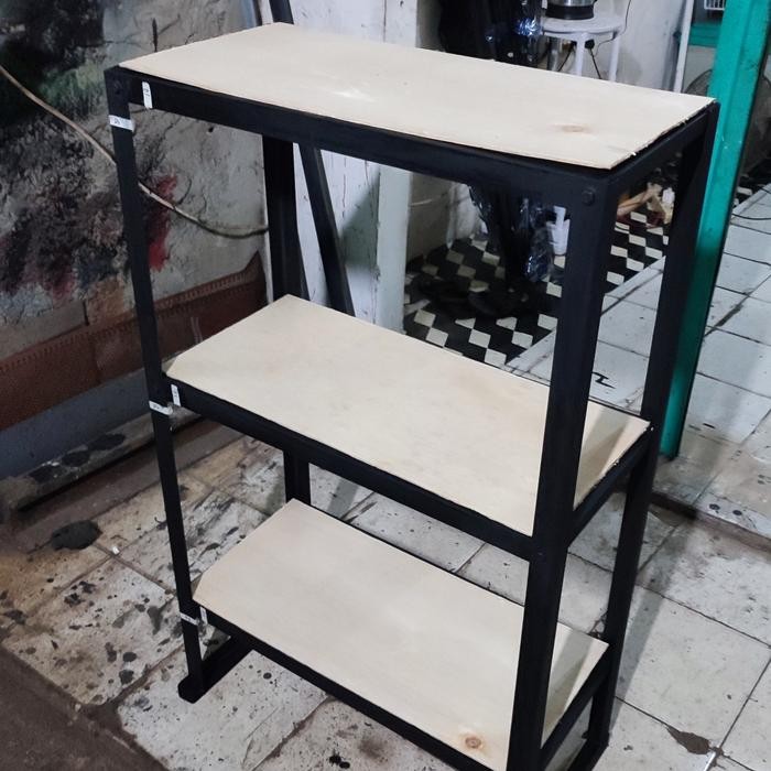 komeng rak aquarium 3 susun 60x30 siku 4x4