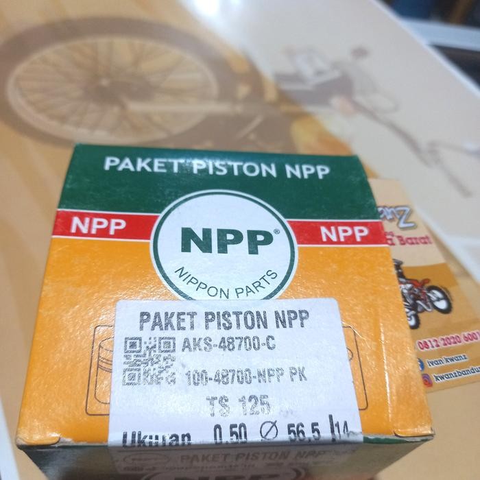 Seher Kit Os 0.50 Ts125 Npp Seher Os 0.50 Ts125 Piston Ts25 Piston Kit Ts125 Seher Ts125