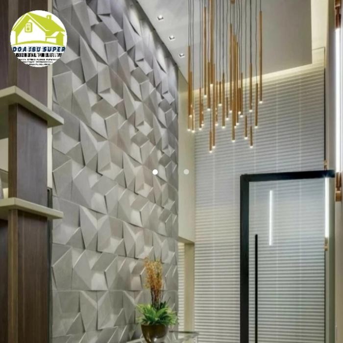 Paling Murah Wall Panel 3D Wall Panel 3 Dimensi Panel 3D Wall Panel Riple Tempel