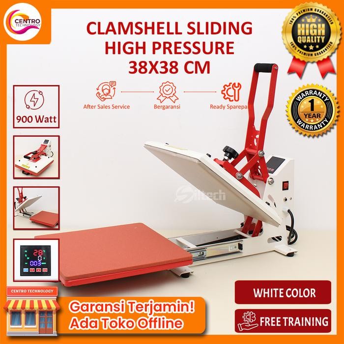 Mesin Press Kaos / Baju Digital 38x38 Mesin Press Kaos Siltech Digital Premium 900 Watt untuk Sablon